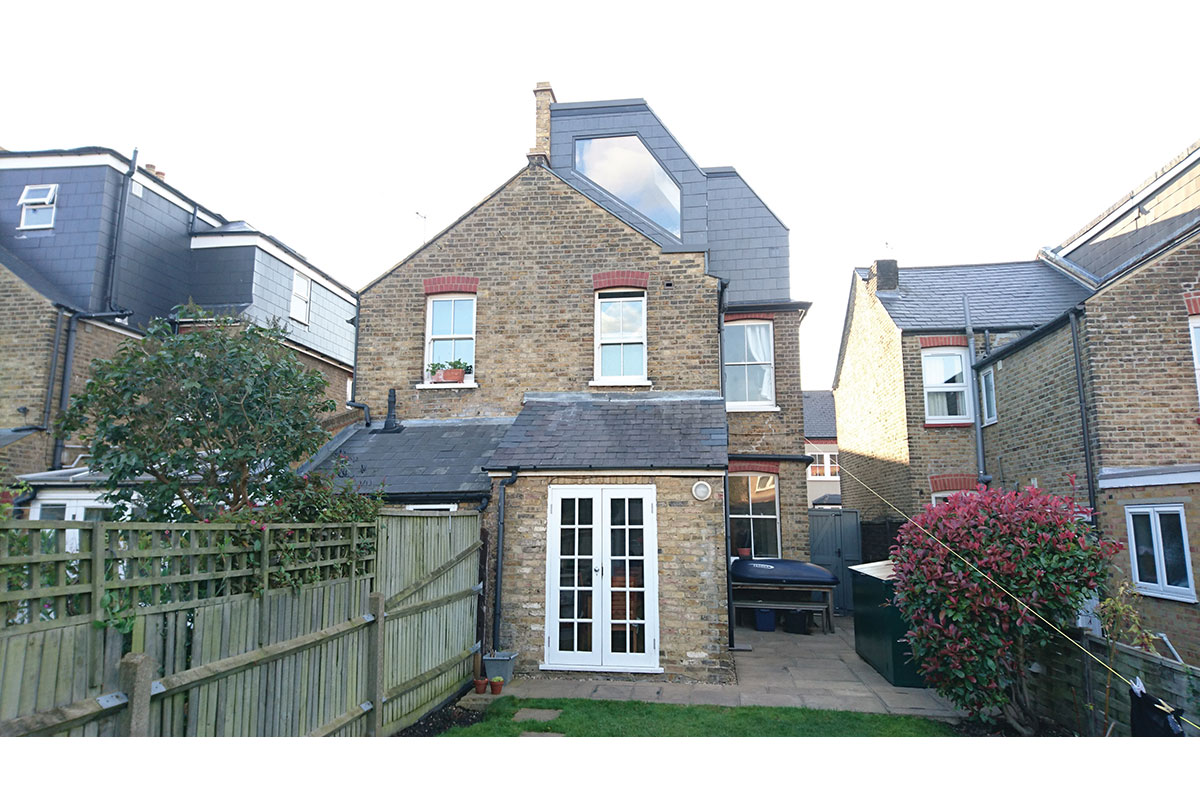 Sympathetic loft conversion in London