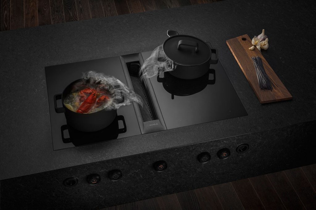 gas or induction hob