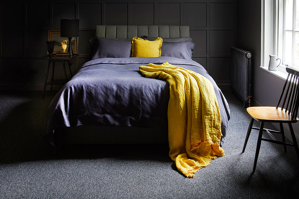 Renovate a bedroom moody dark bedroom scheme 