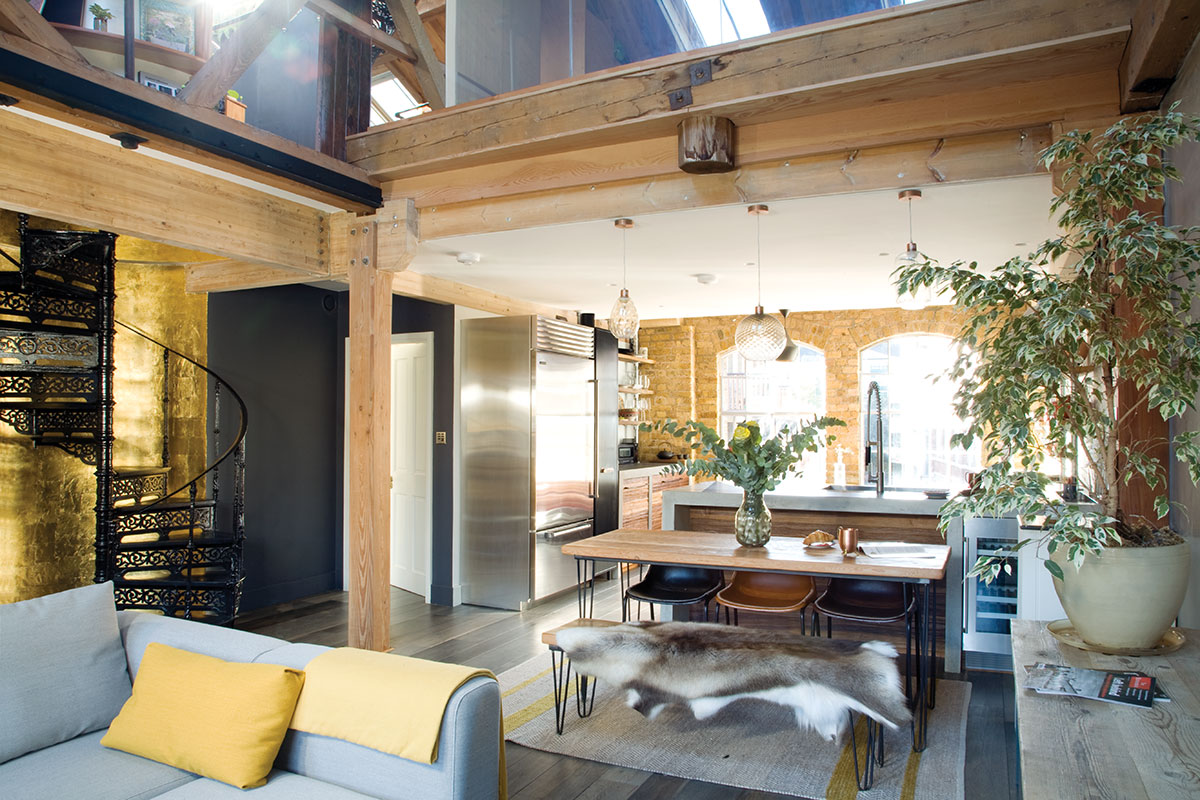 A warehouse renovation