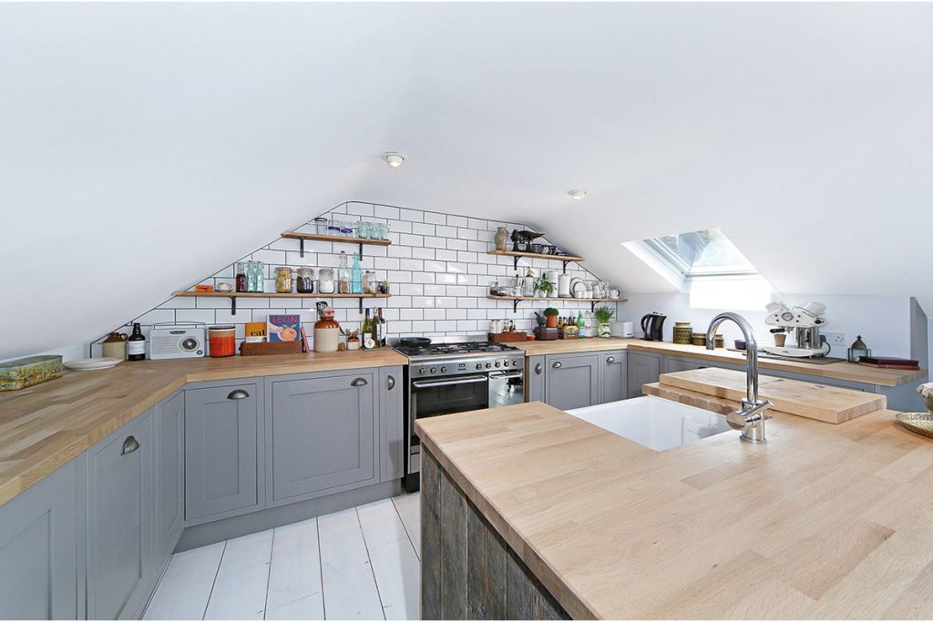 loft conversion ideas featuring a kitchen