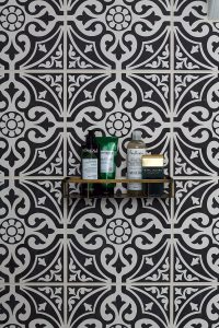 House tour: Large bathroom with a mix of classic and industrial style