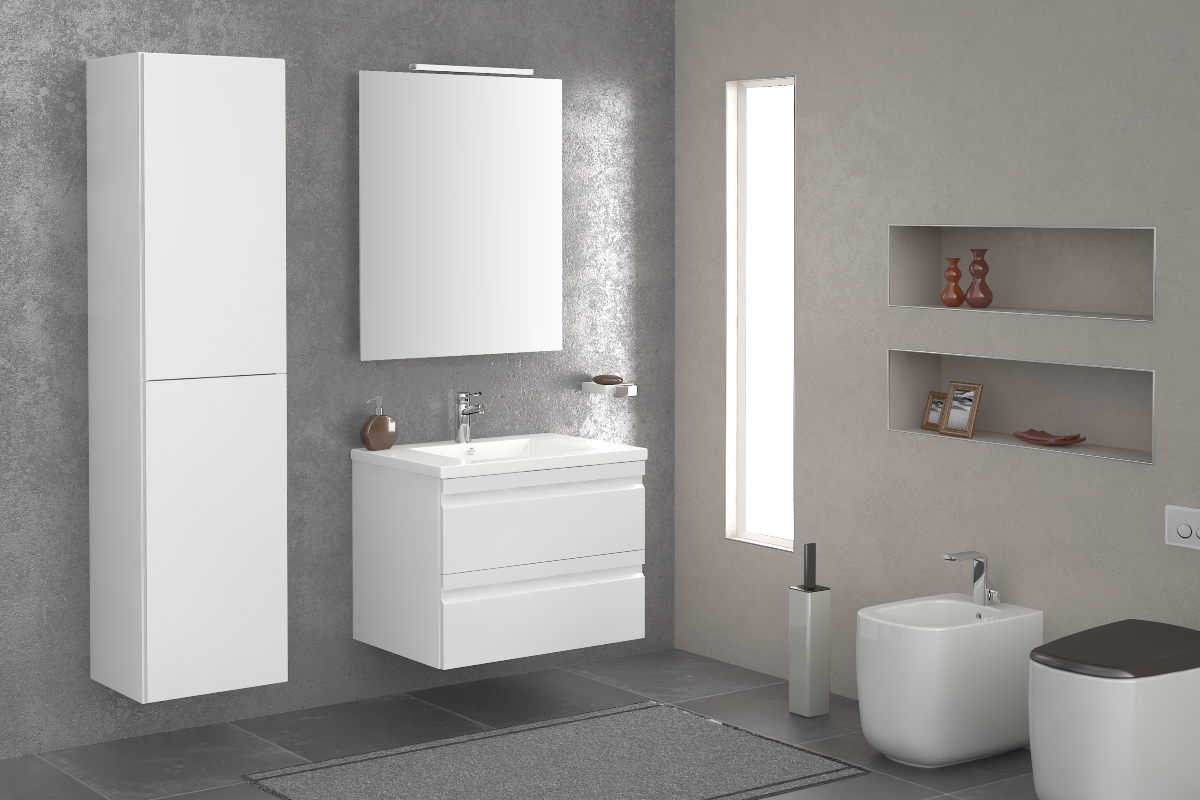 Minimal bathroom furniture