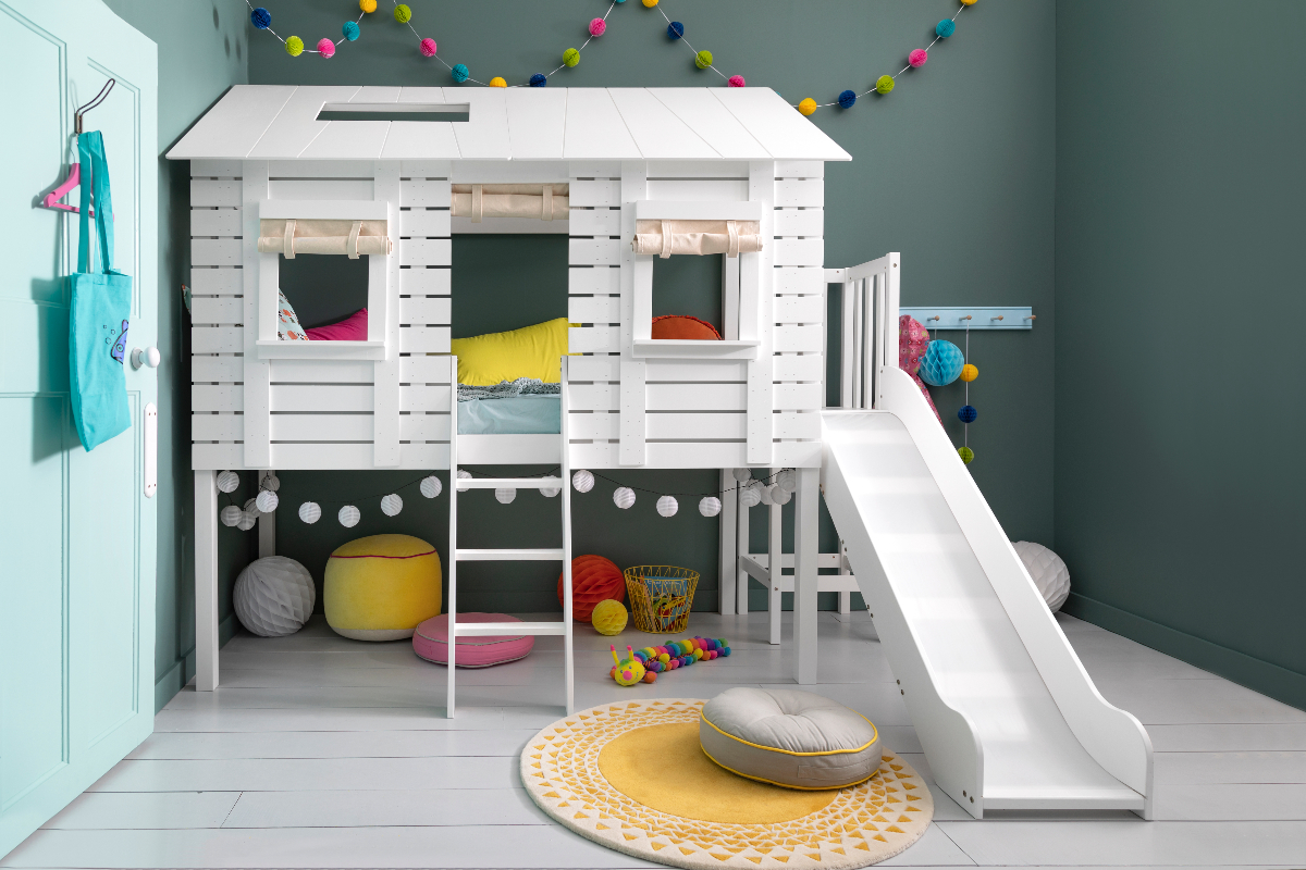 Playful kids bedroom