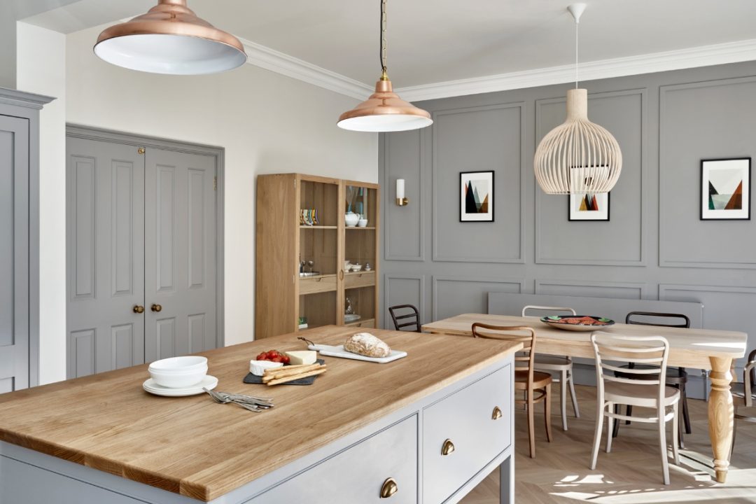 kitchen wall panelling idea