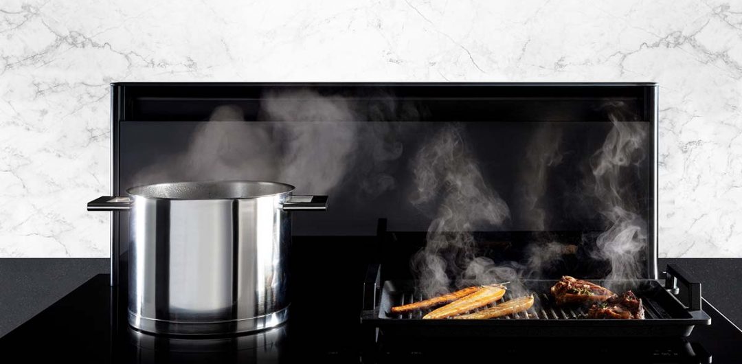 Image 3 Novy PANORAMA PRO 1821 90cm Combination Induction Hob And Downdraft Extractor 20cm Height 1.3 1080x530 