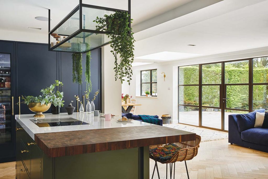 We love this pale green kitchen from a past project