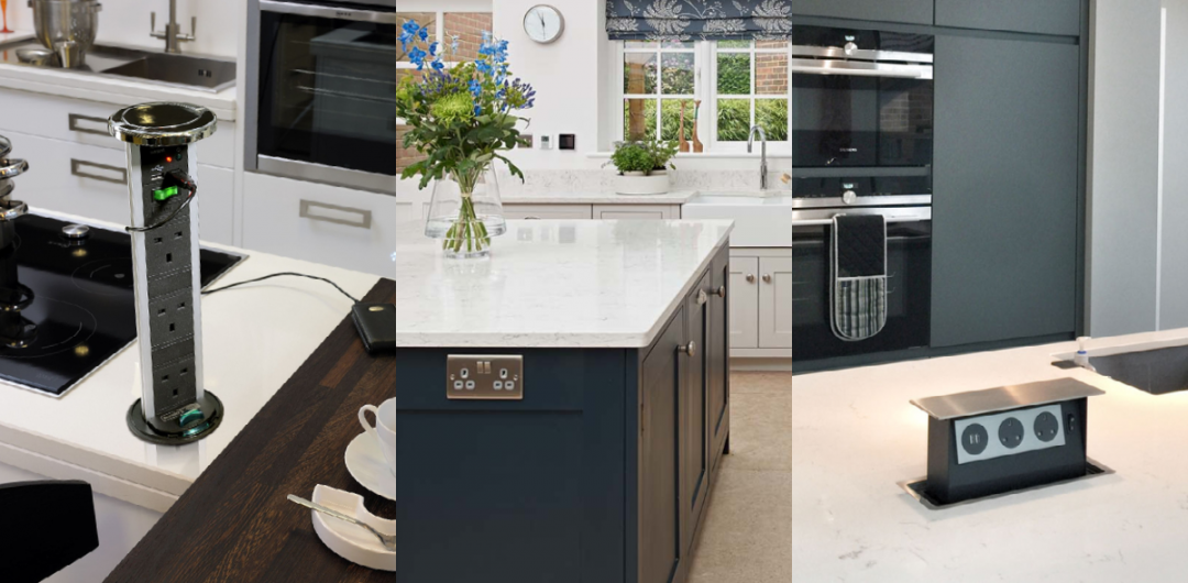 Clever Power Solutions For Your Kitchen, Kitchen Island Solutions