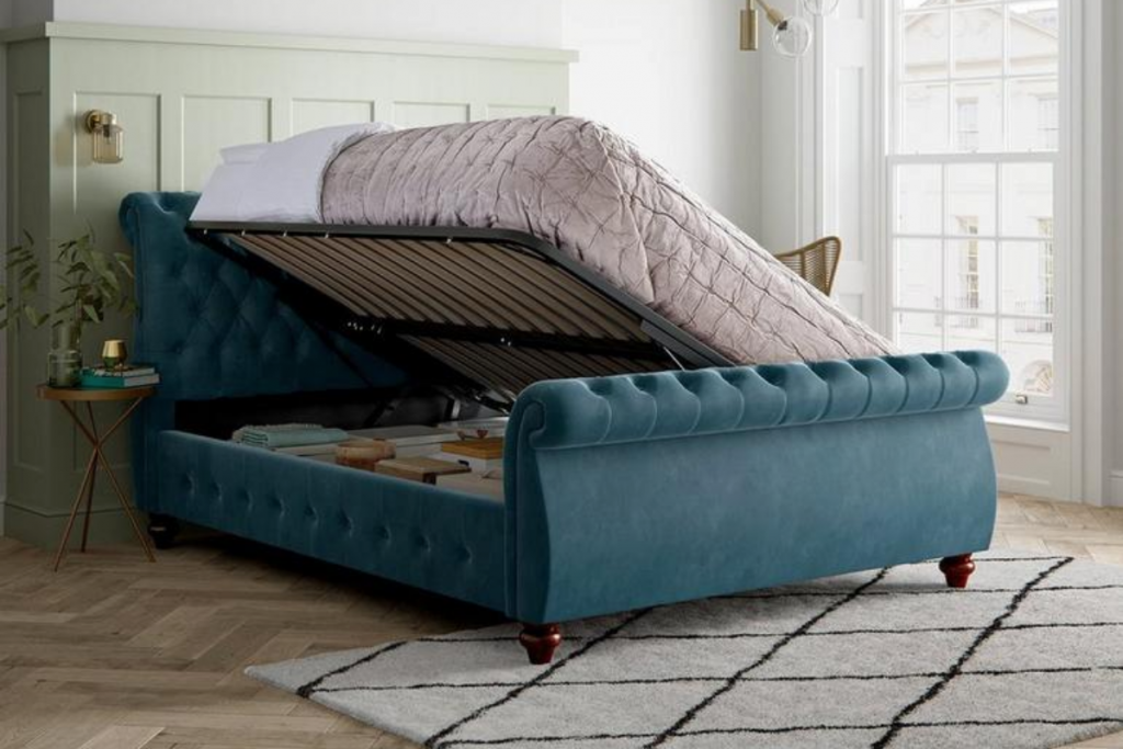 Holmes upholstered ottoman bed