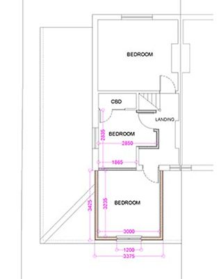 the floorplan of a house