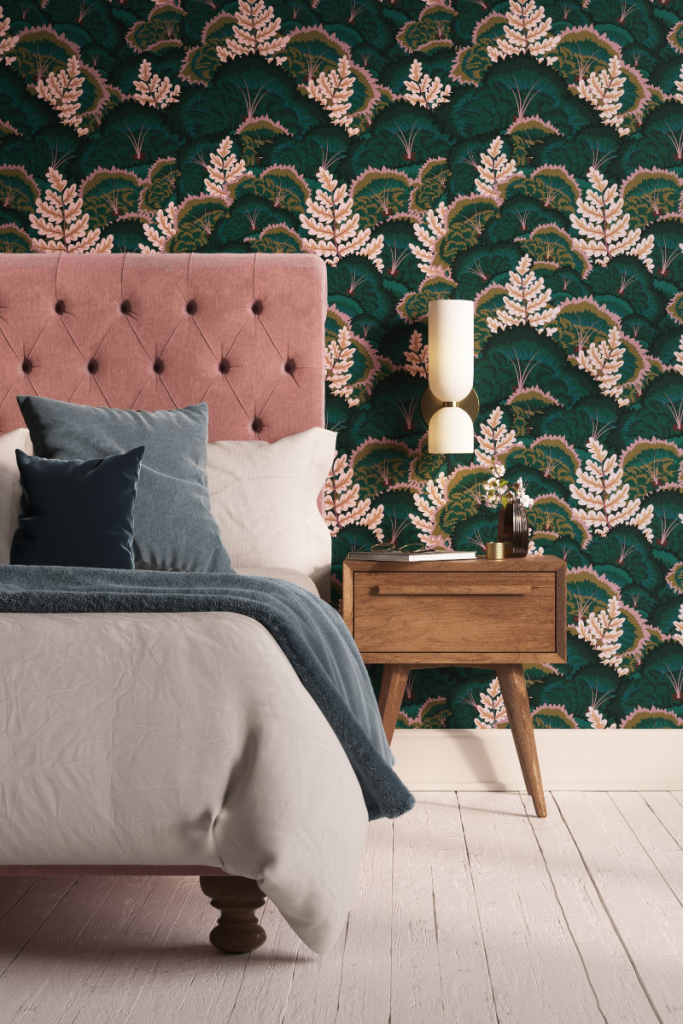 The latest wallpaper trends to transform your bedroom