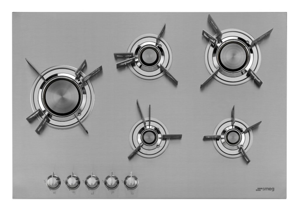 Smeg gas hobs with premium stainless steel burners