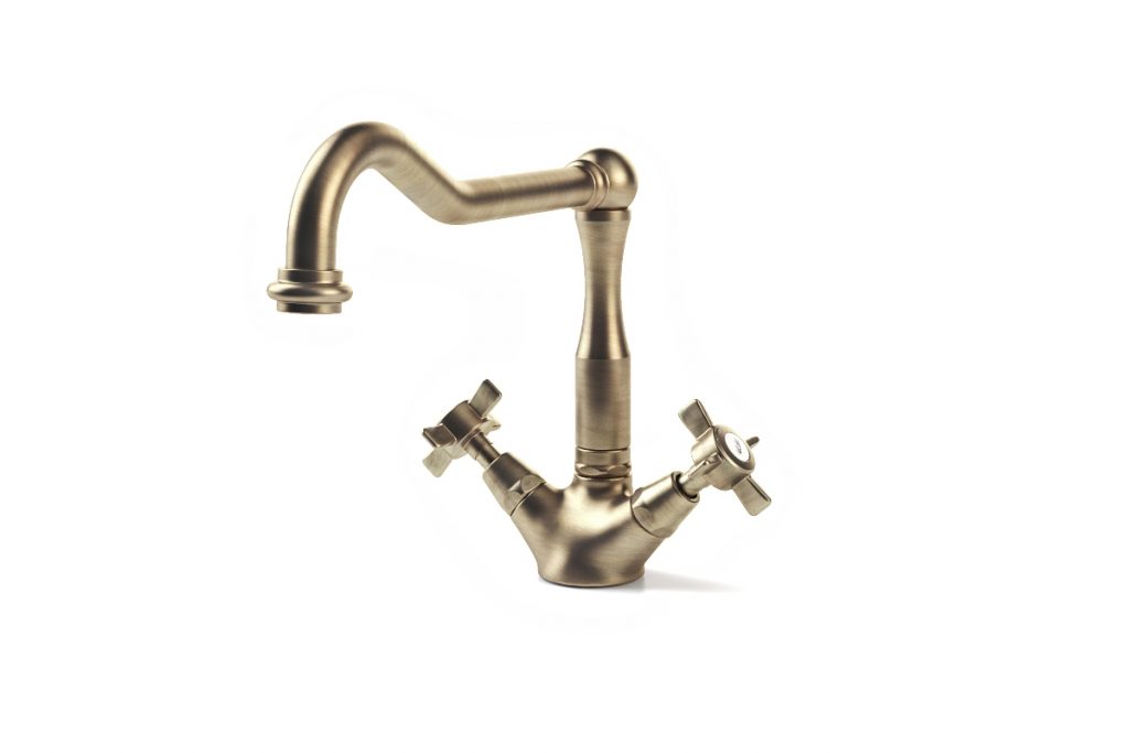 deVOL Aged Brass Parthian Mini Instant Hot Tap