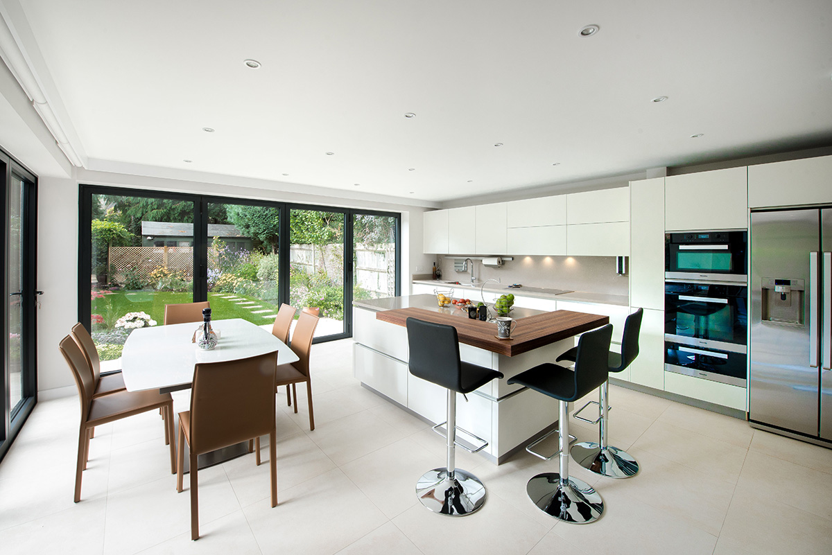 Kitchen extension projects in semi-detached houses