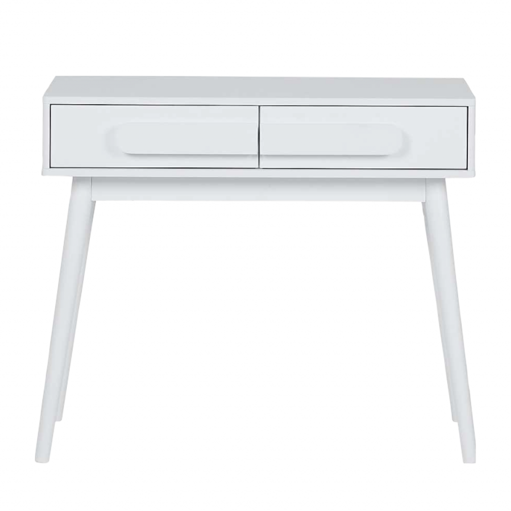a white Scandi-style dressing room table 