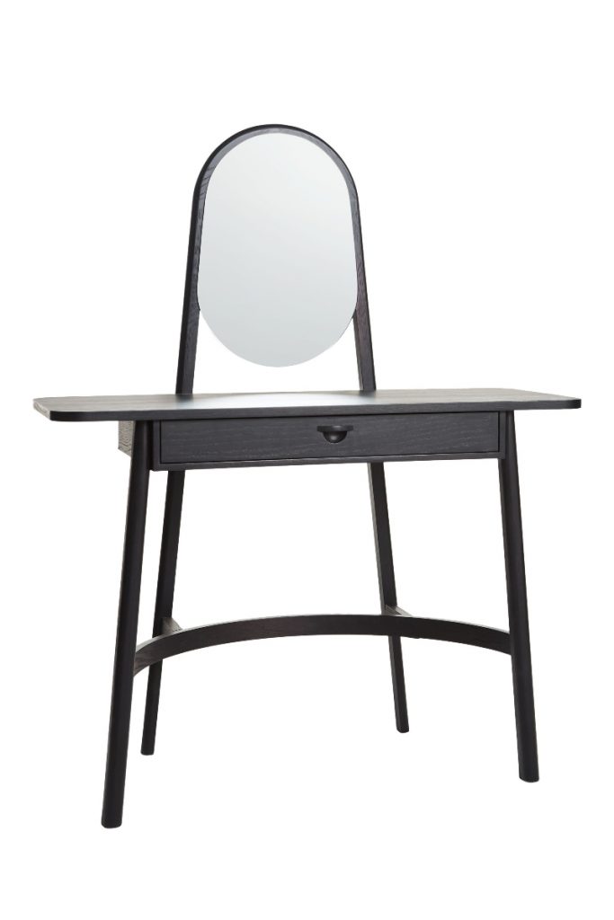 a John Lewis table with mirror