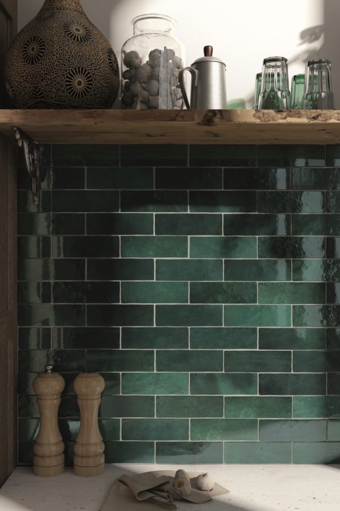 Marais Green splashback 