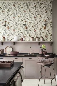 Kitchen wallpaper ideas: modern ideas to bring colour and pattern to ...