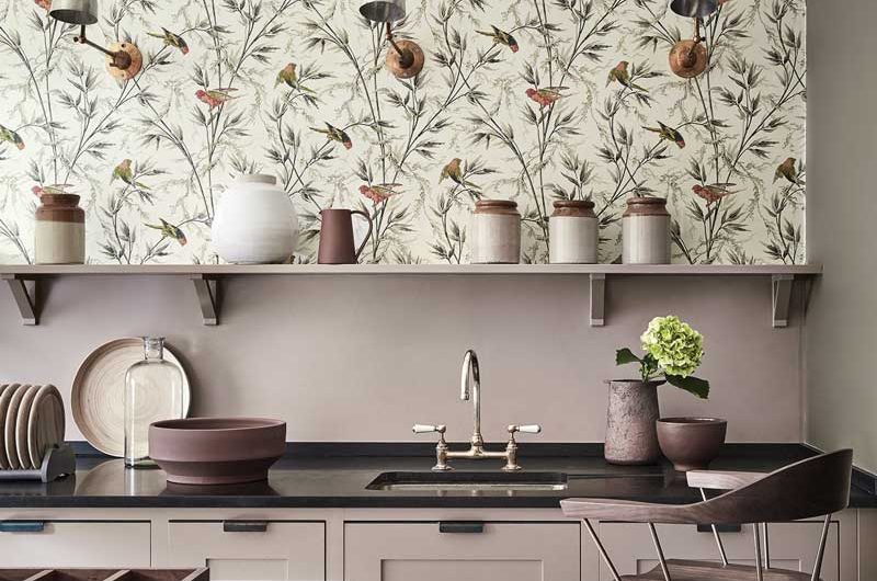 Kitchen wallpaper ideas: modern ideas to bring colour and pattern to your  space