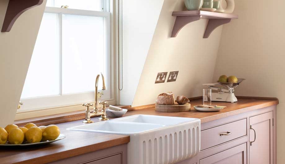 cabinetry with Belfast sink