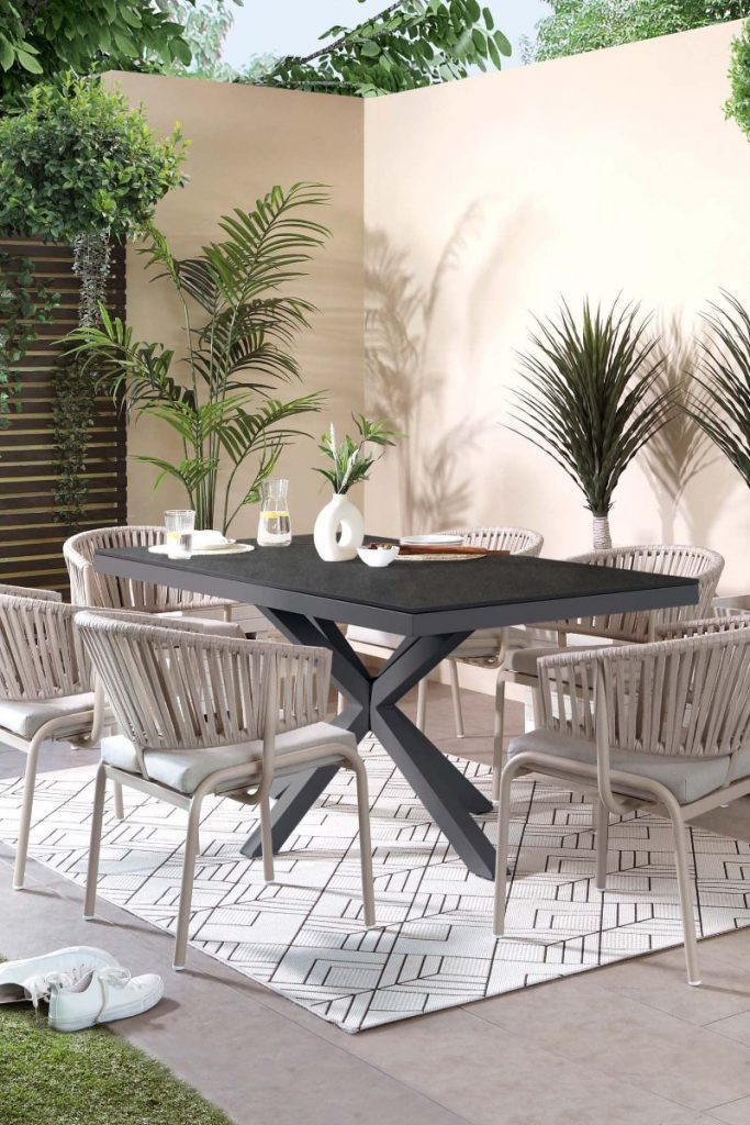 Modern patio dining discount sets