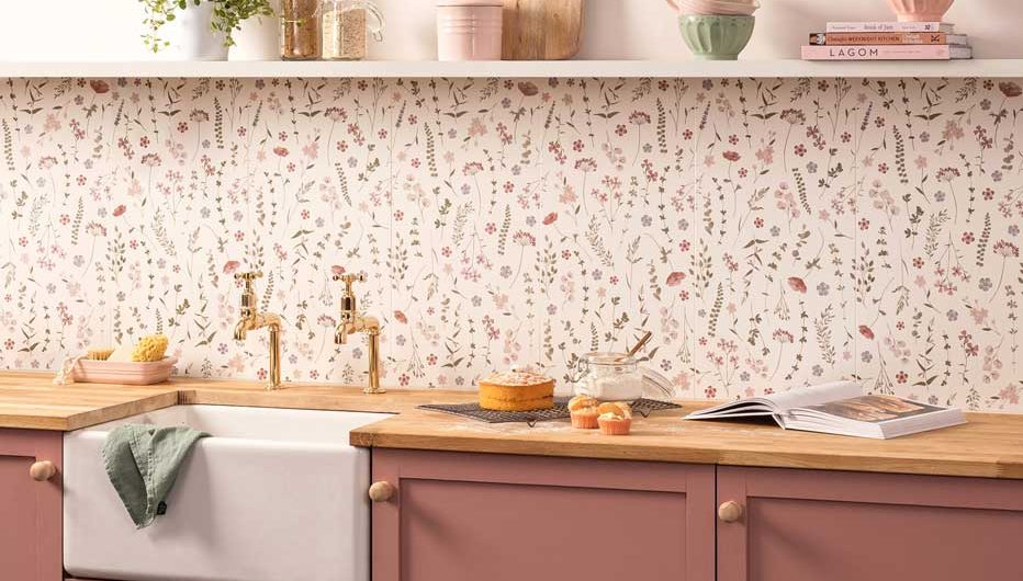 pink kitchens