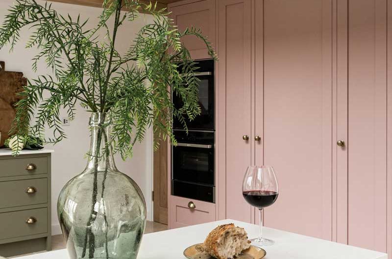 pink kitchens