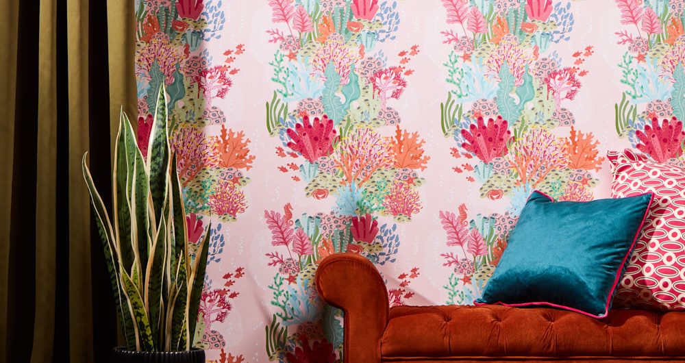 Bright Floral Design Wallpaper for Walls | Juncaceae