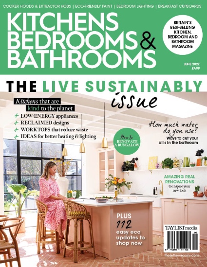 June 2022 cover of Kitchens Bedrooms & Bathrooms magazine