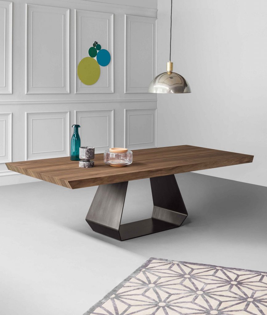brown dining table