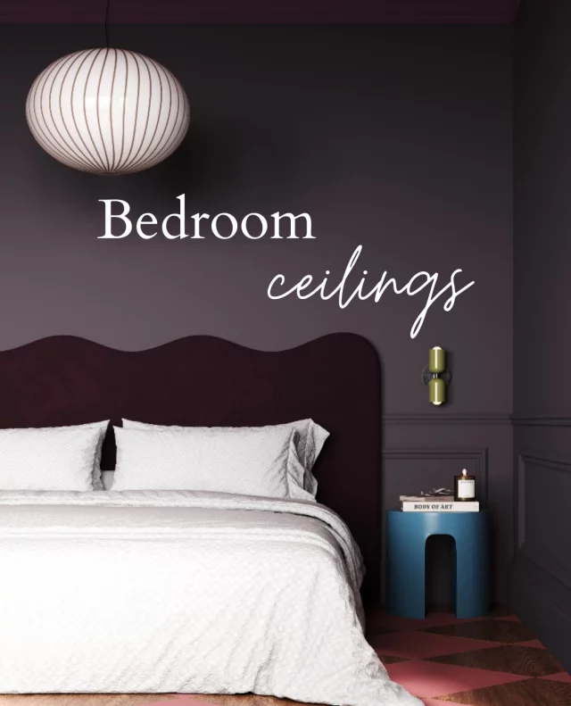 Currently renovating your bedroom? Gone are the days of plain white ceilings - we think your fifth wall deserves just as much attention as the rest of your space! ✨⁠
⁠
From bold paint to whimsical wallpaper and statement patterns, giving your ceiling a makeover can add height, drama, and personality to your room.⁠
⁠
Here are some bold ideas to inspire you - for more, head to the link in bio. 🔗 ⁠
⁠
📷:⁠⁠
1. @yes.colours⁠
2. @farrowandball / @janbaldwin⁠
3. @houseofhackney⁠
4. @gingerlilylondon⁠
5. @uns.hobbs_interiors / @boz_gagovski