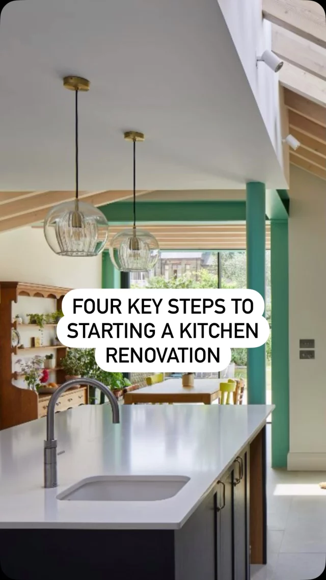 Ready to transform your kitchen? 🛠️ Renovating isn’t just about the aesthetics, it’s about getting the practical steps right from the start. 

These 4 key steps will help you plan ahead, stay on budget, and ensure your dream kitchen becomes a reality! 

For more tips, visit the link in bio. 🔗

📷:
1. @woodrowvizor_architects / @nakedkitchens / @snookphotograph 
2. @lochanna_kitchens 
3. @chaunceystimber / @hamilford_design 
4. @mitchellandcorti / @lorenzozandri 
5. @katiewatkinsoninteriorsltd / @darrenchung74