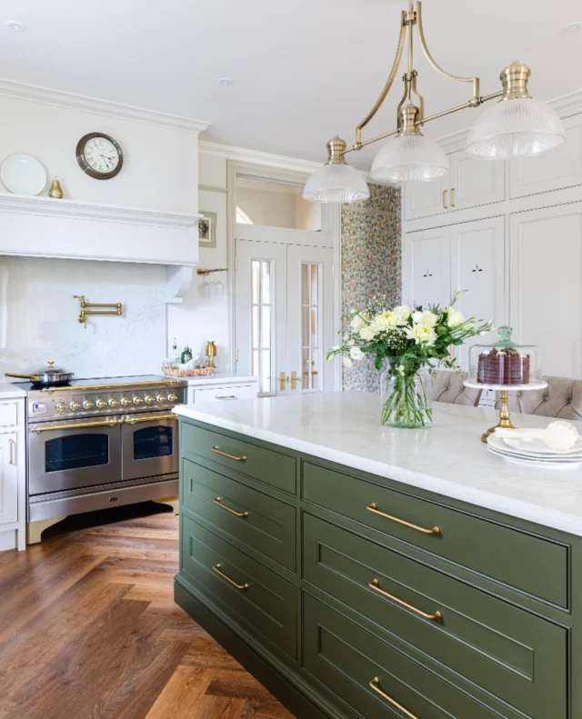 Looking for some real life renovation inspo? 🔨⁠
⁠
This Somerset home hadn’t been touched in 30 years, think metallic lilac walls and cracking ceilings. After a full renovation, including restored fireplaces, new windows, and a dreamy kitchen, it’s now full of charm, character, and timeless style. 🏡⁠
⁠
Visit the link in bio for the full tour! ⁠
⁠
📷: @kayleytrippickphotography⁠
Homeowner: @ourhighviewhome⁠
Styling by Sophie Veale⁠
⁠
#housetour #kitchentour #kitchenreno #kitchenrenovation #kitchendesign #kitchendesignideas #kitcheninspo #kitcheninspiration #greenkitchen