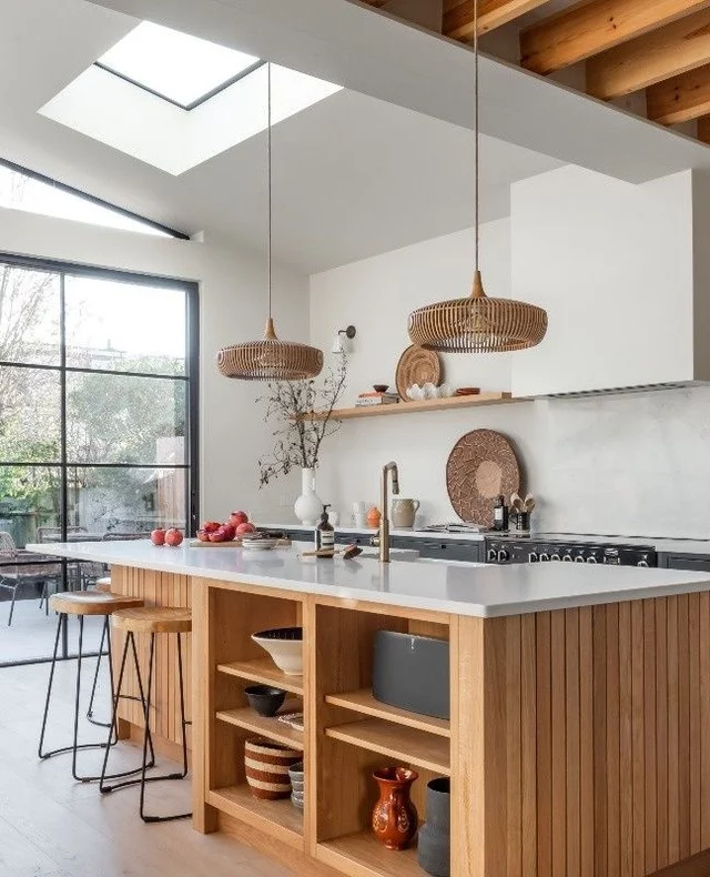 Not your typical London kitchen reno... 🏠⁠
⁠
This 1930s end-of-terrace has been beautifully transformed with a Japandi-inspired design, influenced by the owners’ travels through Scandinavia and Japan. ⁠
⁠
We particularly love the warm wood, clean lines, and effortless simplicity. Proof that minimalism can feel cosy and lived-in! 🪵⁠
⁠
⁠For the full tour, visit the link in bio. 🔗⁠
⁠
📷⁠
⁠Extension and renovation: @whitekitchencompany⁠
Photography: @juliacurriephotography⁠
Styling: @karenmcbain