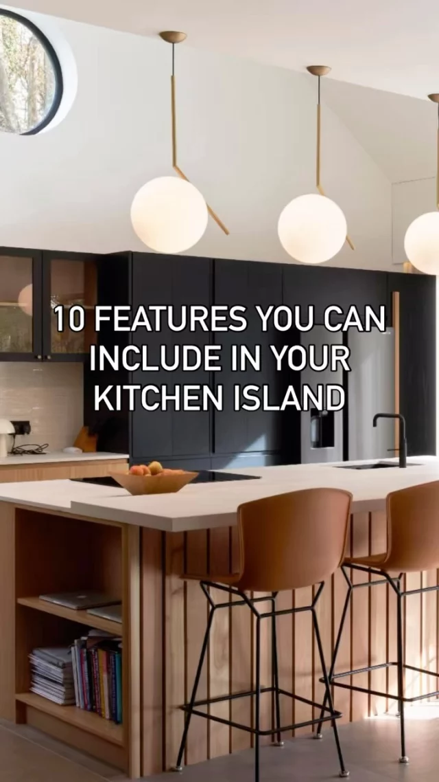 The island has officially earned its place as the ultimate kitchen must-have, but it’s so much more than just a pretty feature! ✨

From clever storage, seating, to built-in appliances, these additions can turn your unit into a fully functional mini kitchen. Whether you’re cooking, entertaining, or just enjoying your morning coffee, these features will make your design work harder (and look beautiful, too).

Save this for your kitchen renovation. ❤️

📷
1. @nakedkitchens 
2. @ledburystudio 
3 + 11. @roundhouse_design 
4. @herringbonehouse 
5. @tomhowleykitchens 
6. @thelondonkitchencompany / Alexandra Hall 
7. @krantzdesigns / @paullmcraig 
8. @masterclasskitchens 
9. @sherekitchens / @arranandhadleyinteriors / Julia Currie
10. @woodworksbrighton 
11. @woldsfurniturecompany / @usherandco / Sean Davies of Two Bears Studios