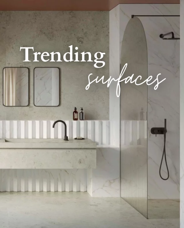 So, you might be wondering - what’s trending in kitchen and bathroom surfaces? ✨⁠
⁠
If you’re after fresh inspiration for your walls and floors, here’s a roundup to get you started. From bold botanical wallpapers to dark kitchen worktops and textured bathroom tiles, these trends are making waves in interiors.⁠
⁠
Click the link in bio to read all about them. 🔗⁠
⁠
📷:⁠
1. ⁠@marazziceramiche⁠
2. ⁠@cosentinouk⁠
3. ⁠@westonebathrooms / @woodiouk⁠
4. ⁠@caesarstone_uk⁠
5. ⁠@mandarinstoneofficial⁠
6. ⁠@divinesavages⁠
7. ⁠@florim_ceramiche⁠
8. @_foresso