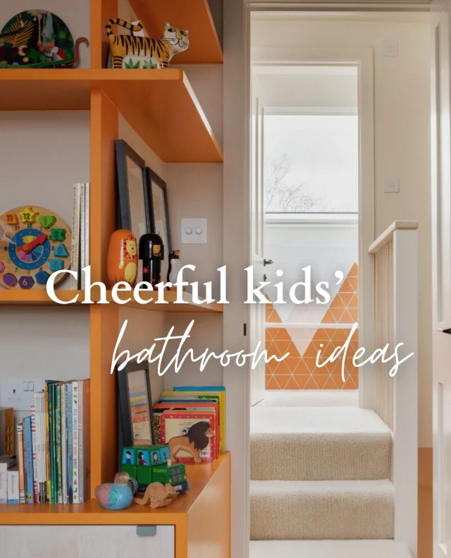 Planning a makeover for your little one’s bathroom? 🎨⁠
⁠
We’ve rounded up six real-life projects to spark your creativity! From playful pops of colour to fun themes, these spaces are bursting with personality.⁠
⁠
Which one will you be stealing ideas from? Let us know in the comments. 🛁⁠
⁠
📷:⁠
1 + 7. @woodrowvizor_architects / @adamscottimages⁠
2 + 8. @westonebathrooms / @paullmcraig⁠
3. @emilydobbsinteriors⁠
4. @naomiastleyclarke / @paul_massey⁠
5. @officesandm / @frenchandtye⁠
6. @laurengilberthorpeinteriors