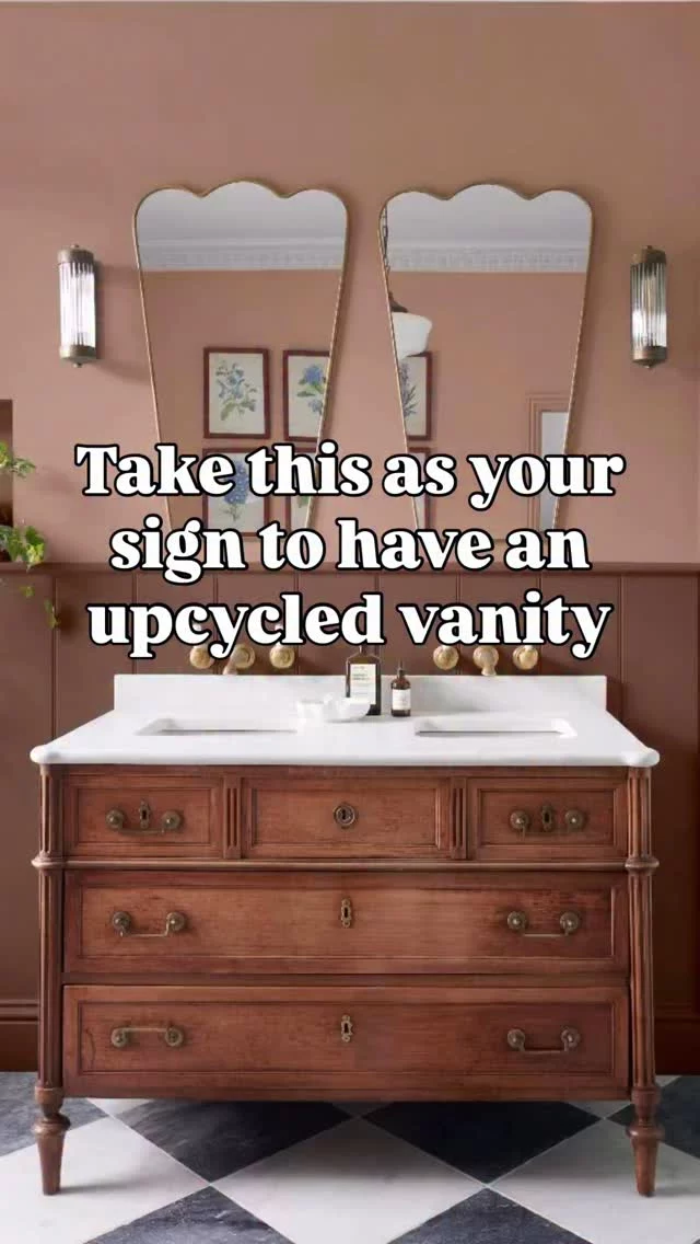 Renovating your bathroom? Upcycling vintage furniture into a vanity adds character and timeless charm to your space. 🛁

From dressers and sideboards to old cabinets, each piece tells its own story, creating a unique feature you’ll treasure for years to come. 

Tag someone who you think could do this. 🔨

📷:
1. @grahamandbrown 
2. @westonebathrooms / @kastconcretebasins 
3 + 7. Morgan Scott-Murch / @rachaelsmithphotographyltd 
4. @topologyinteriors / @_richardkiely 
5. @drawn_london 
6. @vsp_interiors 
8. @huxlondon